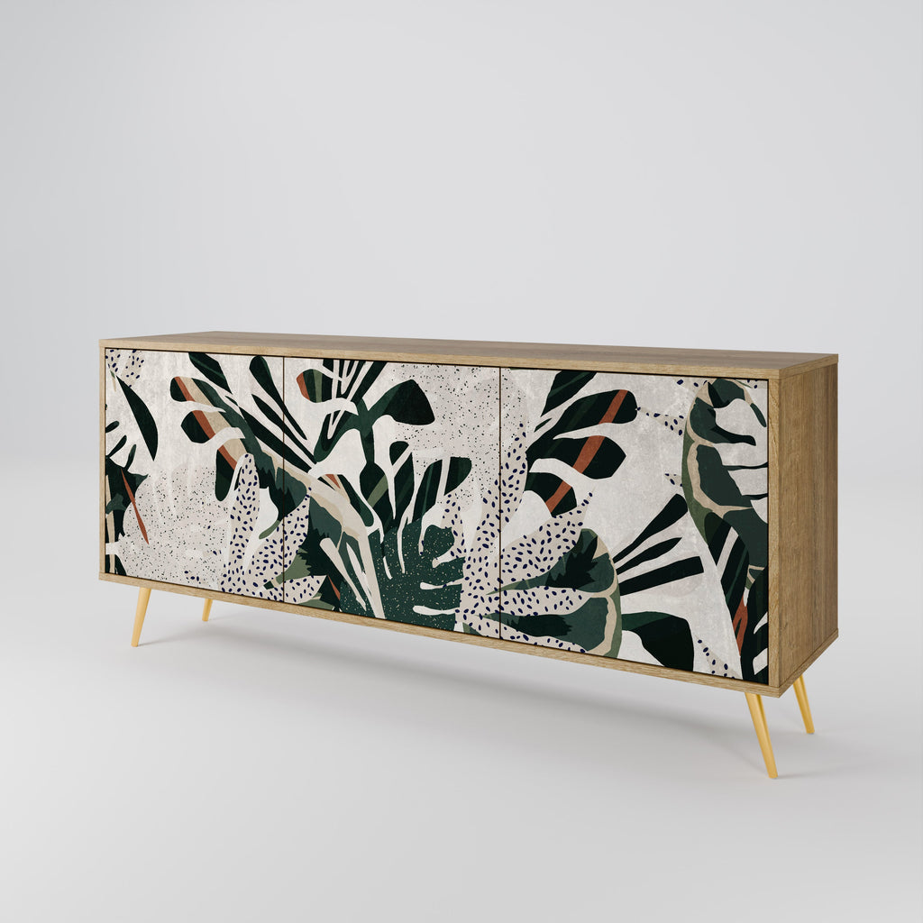 VERDURE FORMATION 3-türiges Sideboard in Eichenoptik
