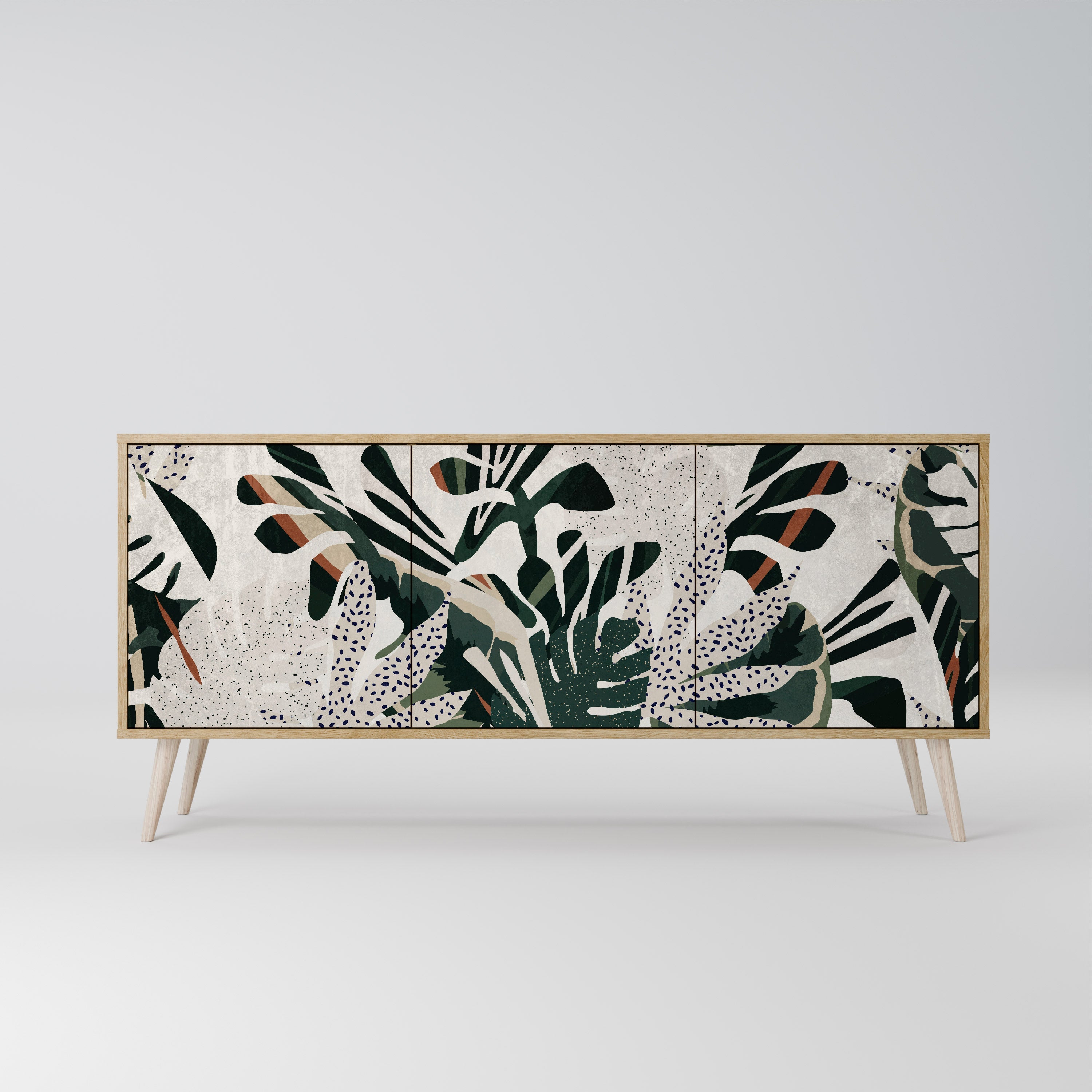 VERDURE FORMATION 3-türiges Sideboard in Eichenoptik