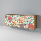 FUNGUS FANTASY Sideboard mit 3 Türen in Eiche-Optik