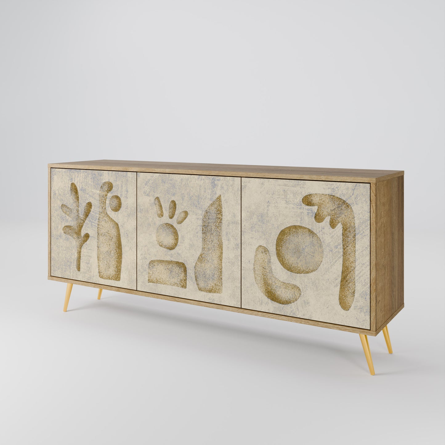 SAND SCULPTURES 3-türiges Sideboard