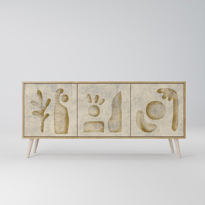 SAND SCULPTURES 3-türiges Sideboard
