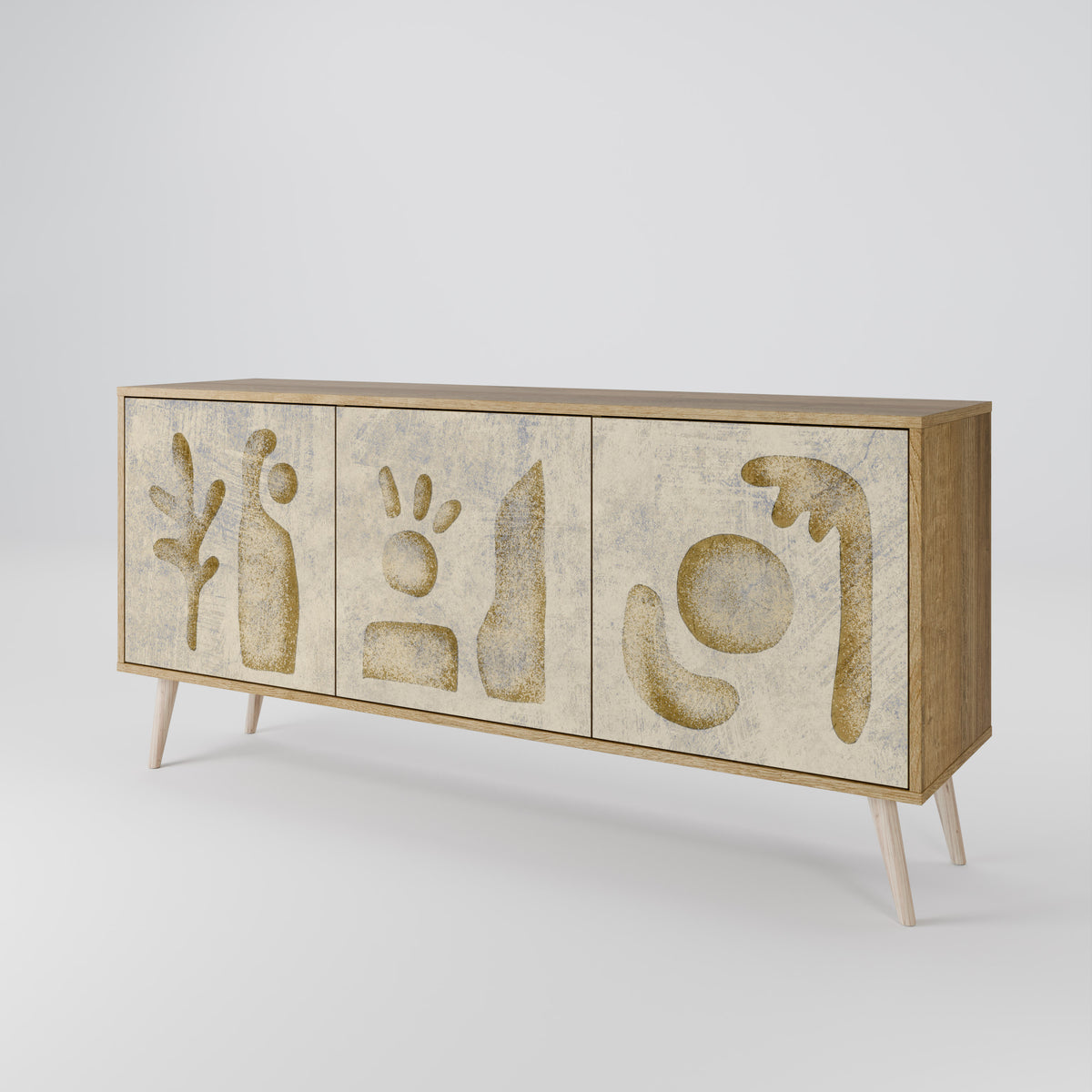 SAND SCULPTURES 3-türiges Sideboard