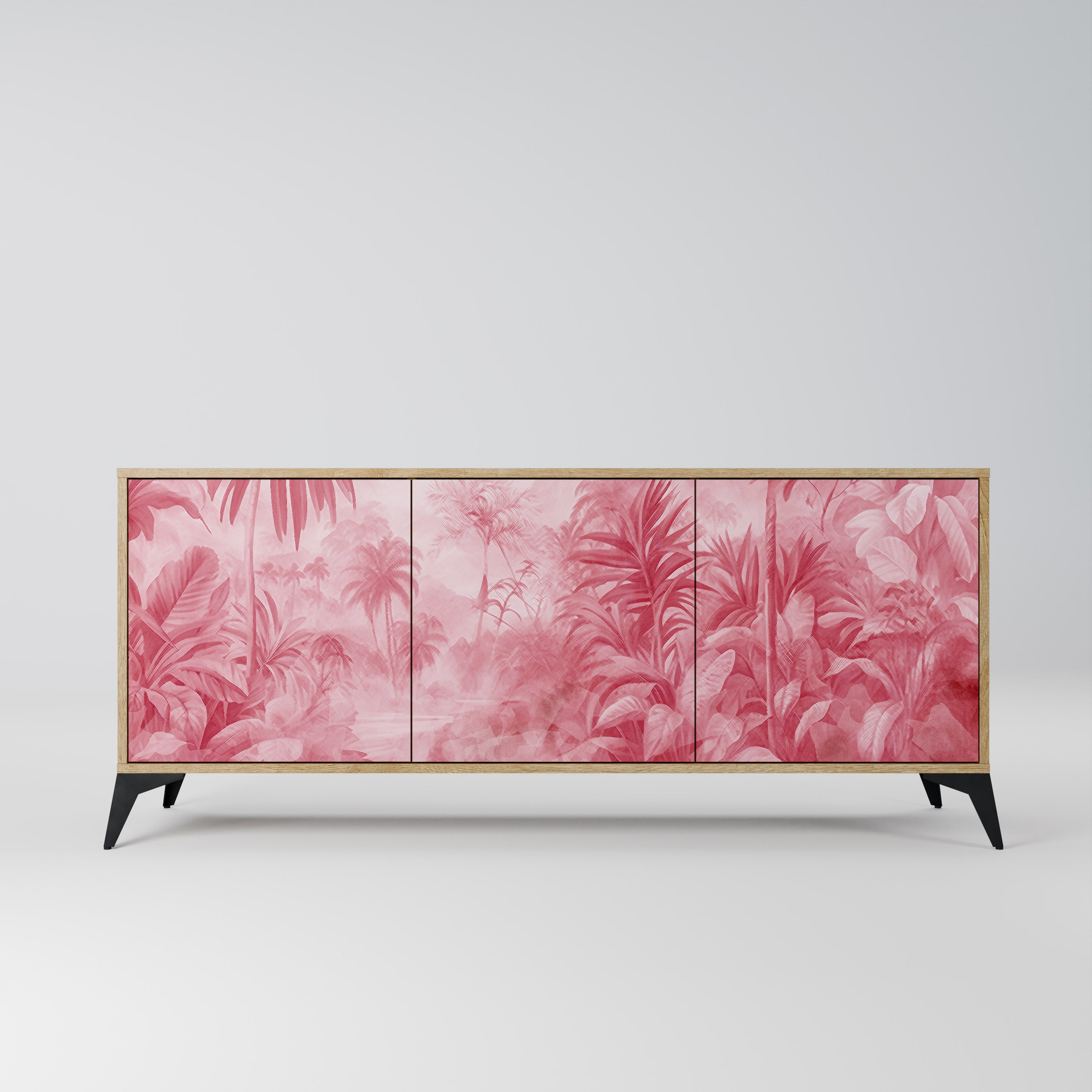 SWEET TROPICS 3-türiges Sideboard in Eichenoptik