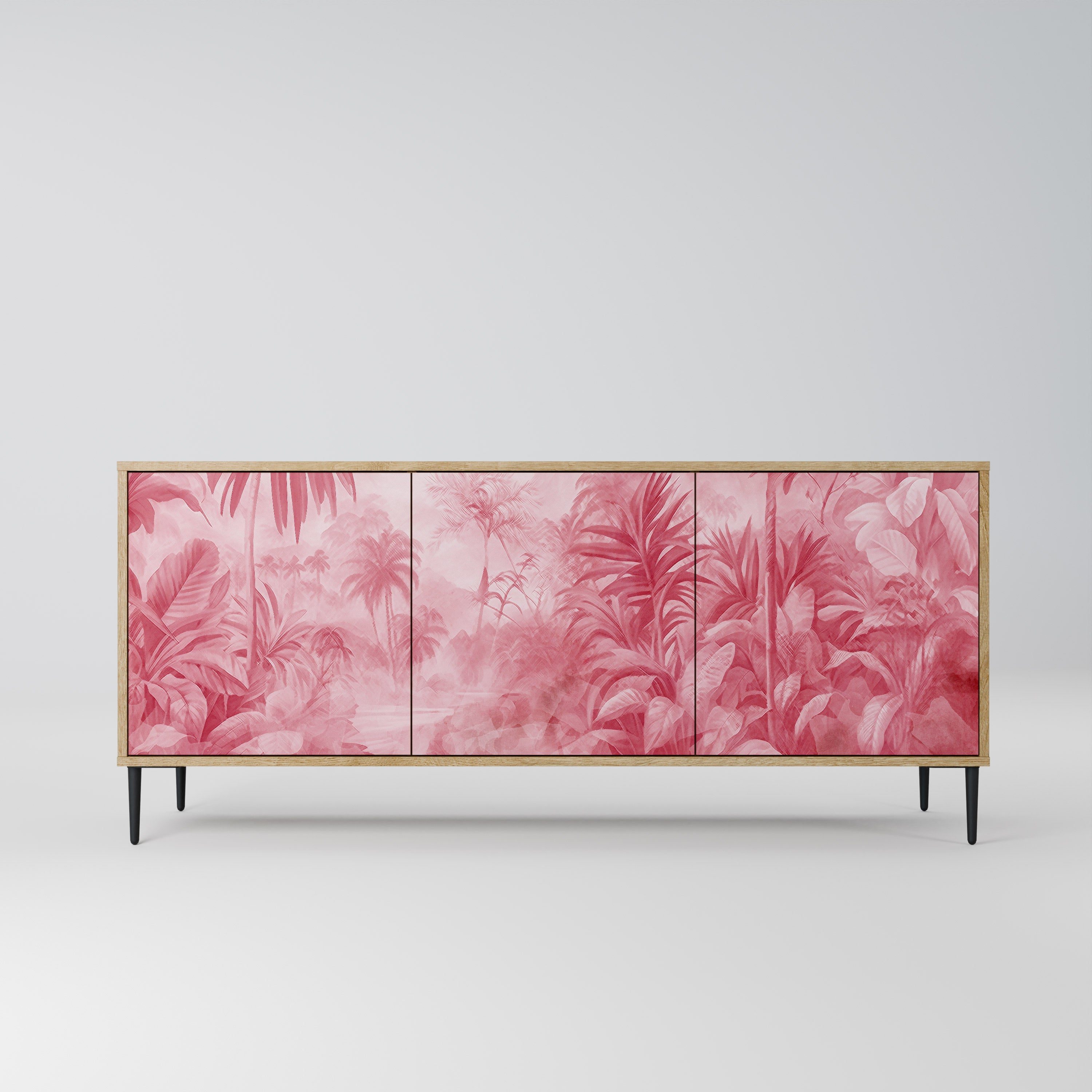SWEET TROPICS 3-türiges Sideboard in Eichenoptik