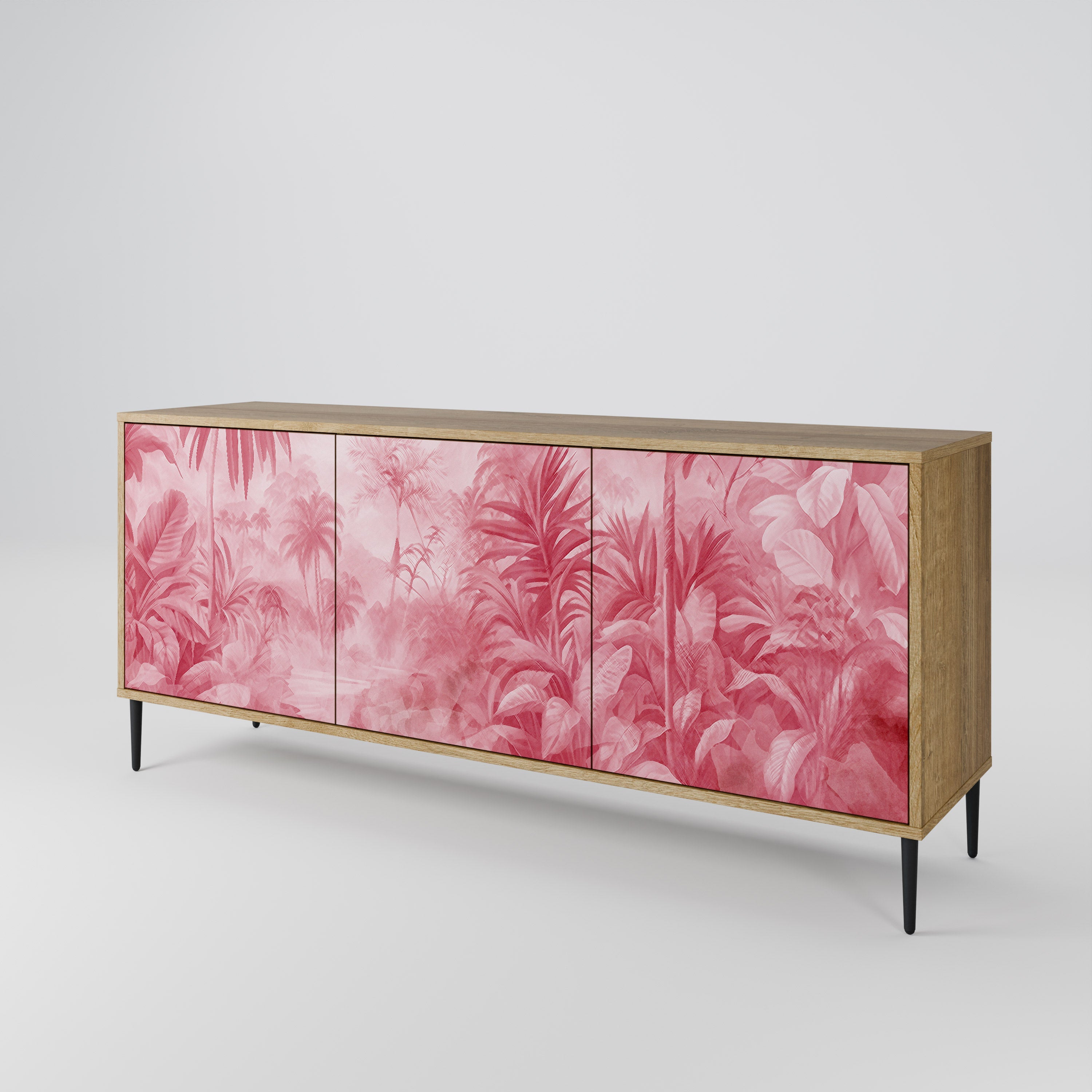 SWEET TROPICS 3-türiges Sideboard in Eichenoptik