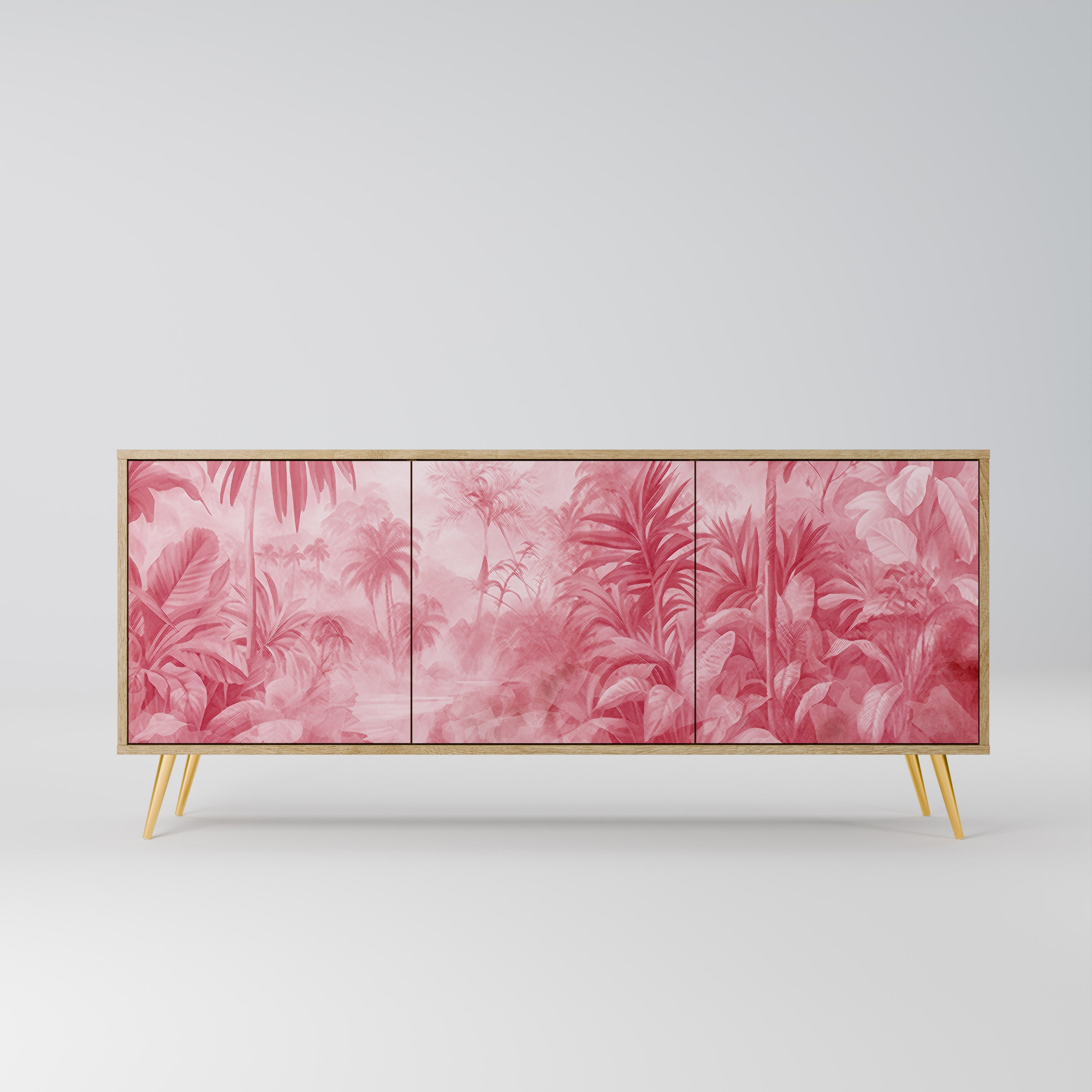 SWEET TROPICS 3-türiges Sideboard in Eichenoptik