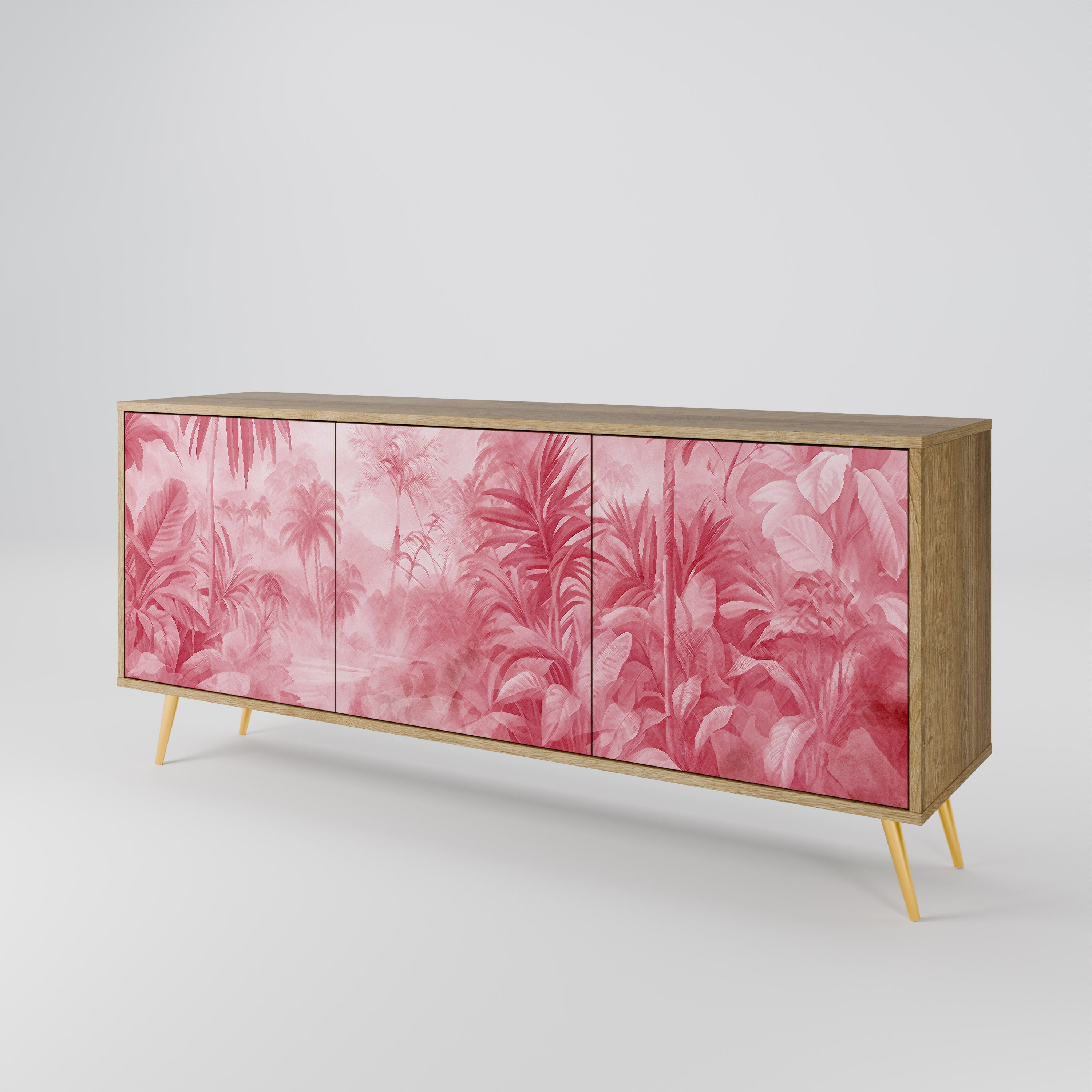 SWEET TROPICS 3-türiges Sideboard in Eichenoptik