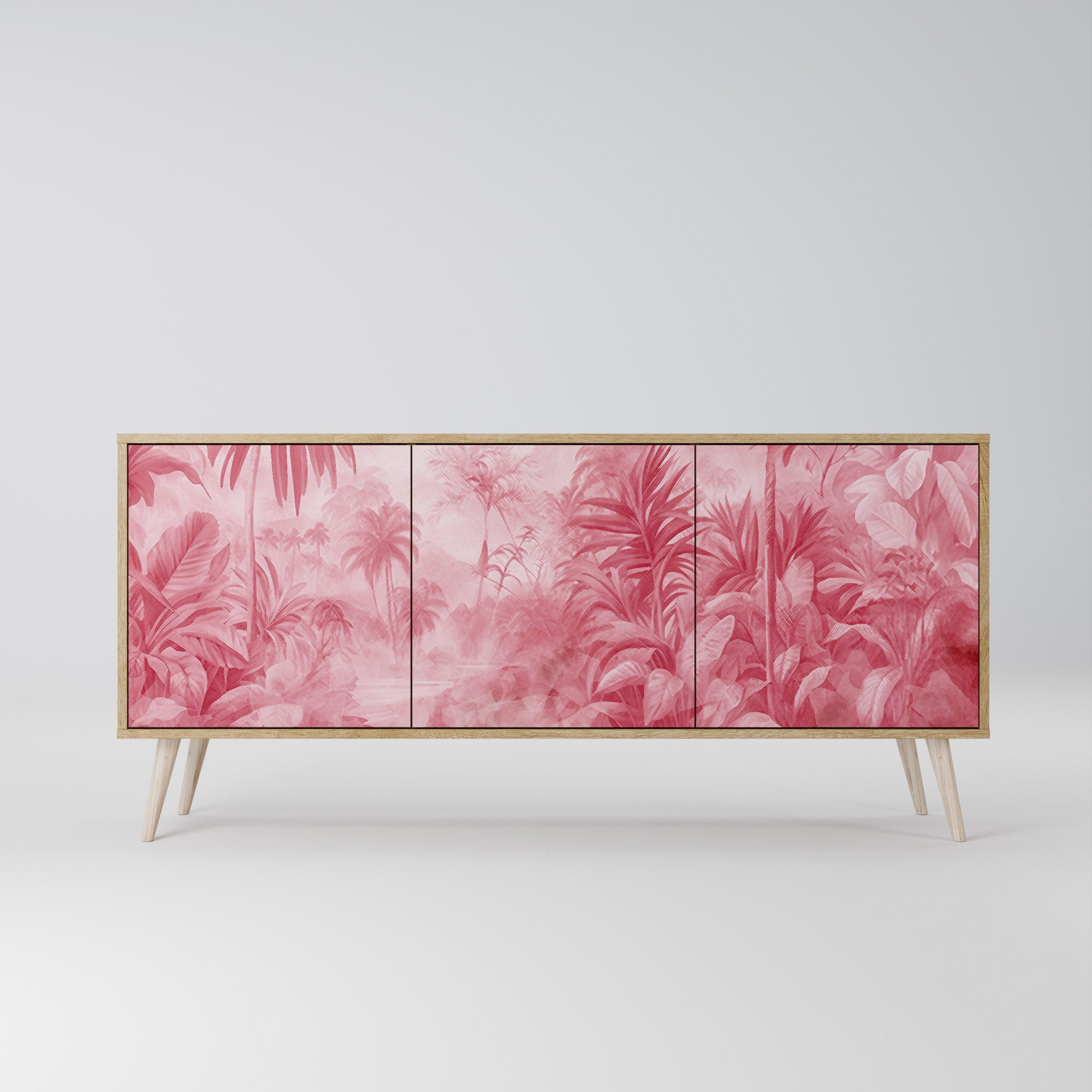 SWEET TROPICS 3-türiges Sideboard in Eichenoptik