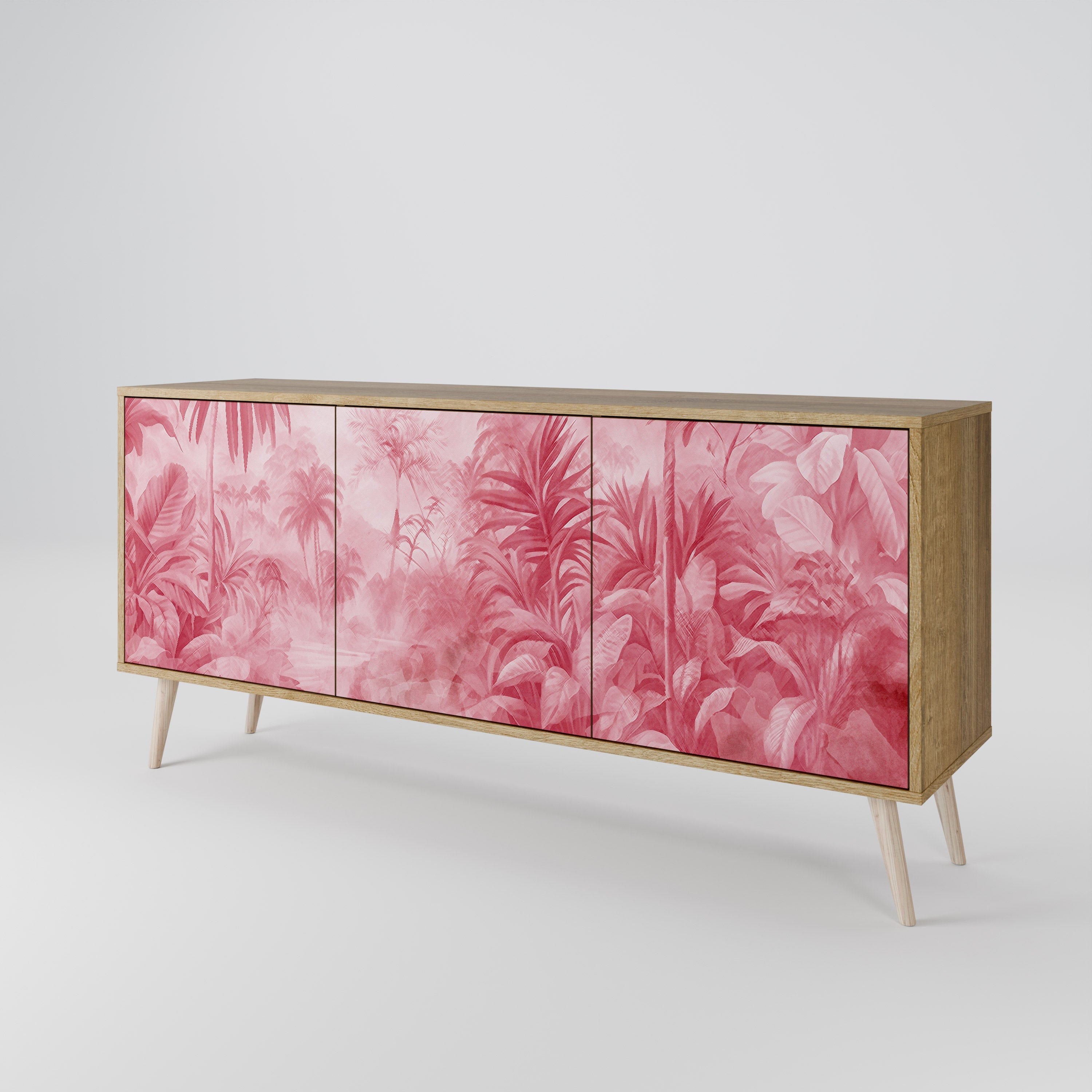 SWEET TROPICS 3-türiges Sideboard in Eichenoptik