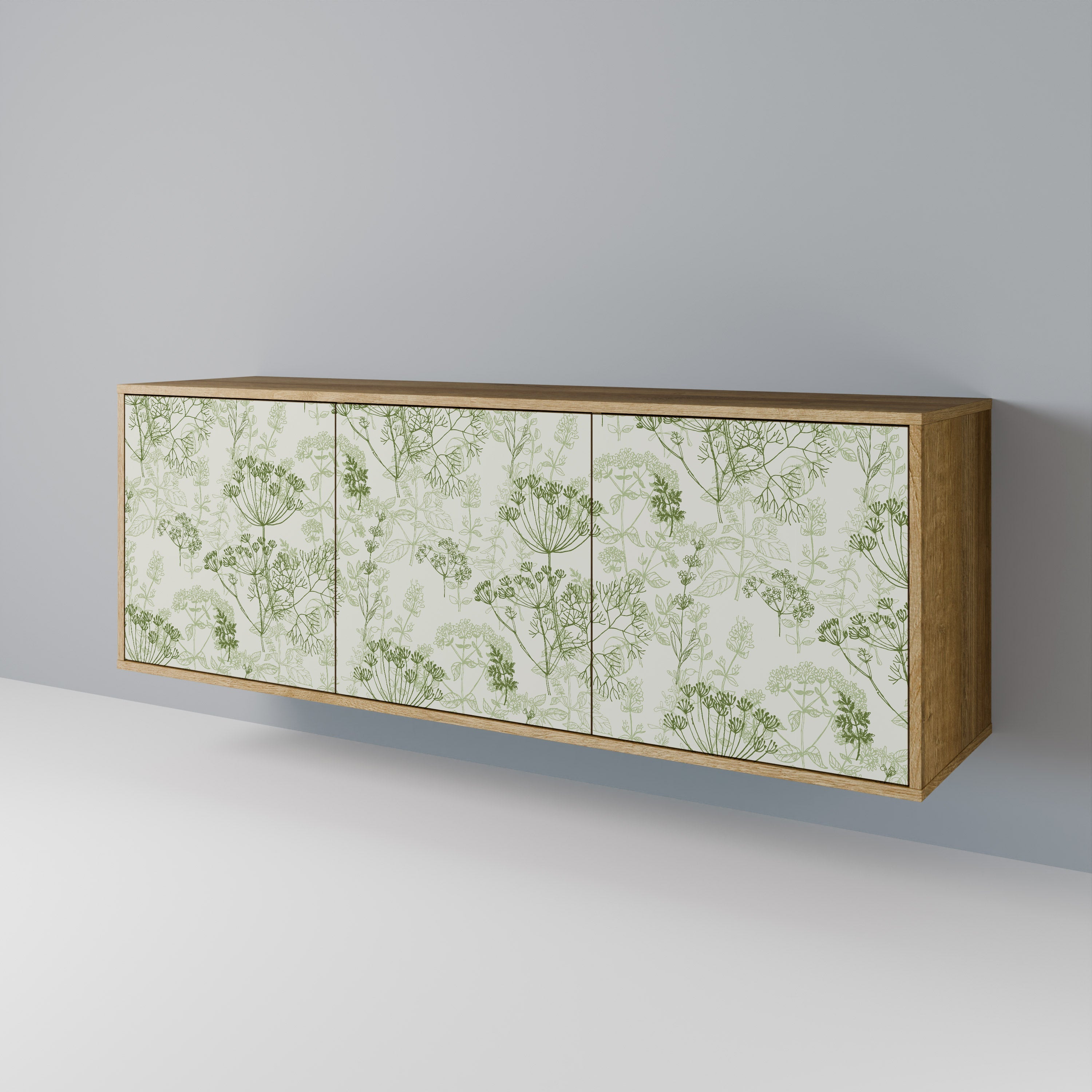 FENNEL BALDACHIN 3-türiges Sideboard in Eichenoptik