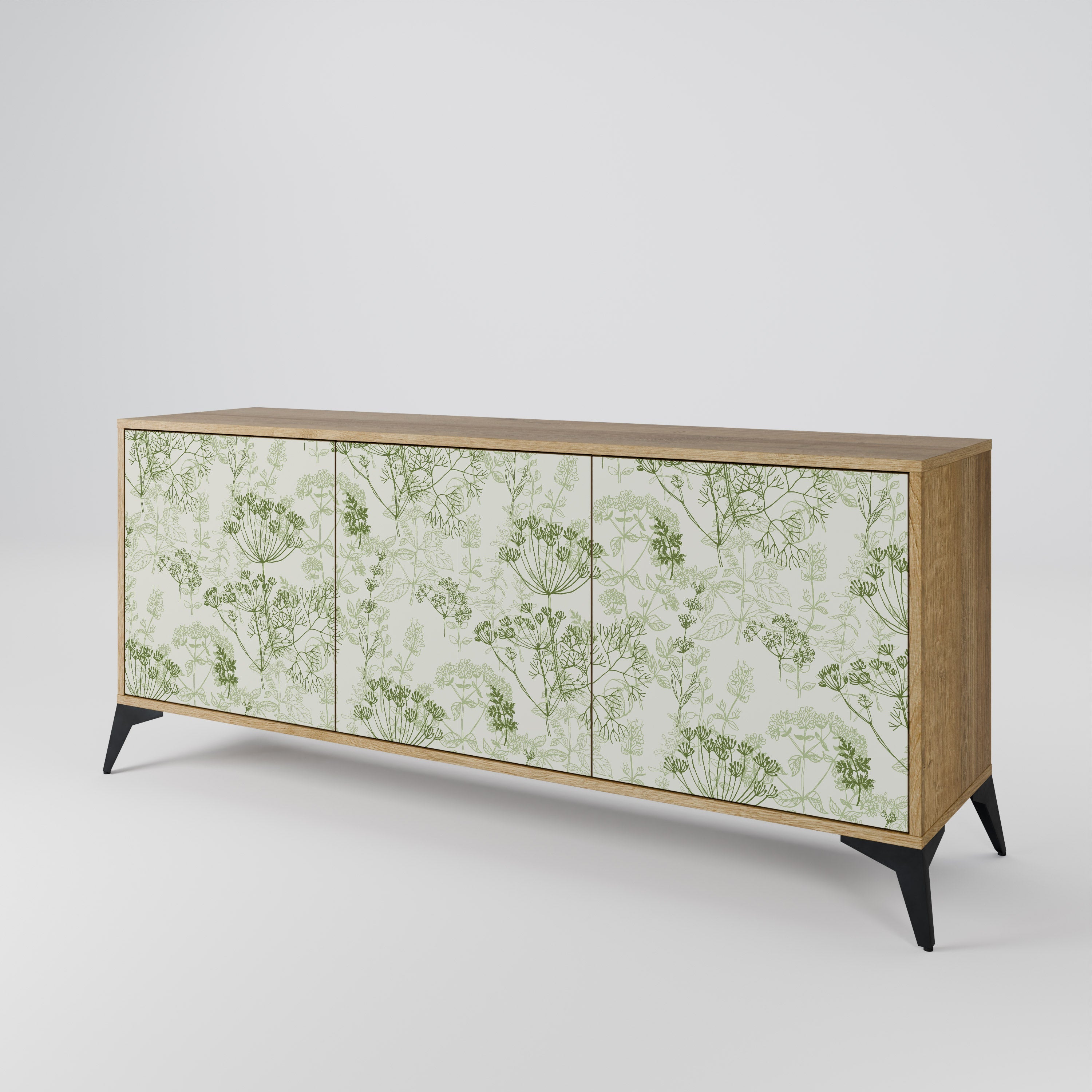 FENNEL BALDACHIN 3-türiges Sideboard in Eichenoptik