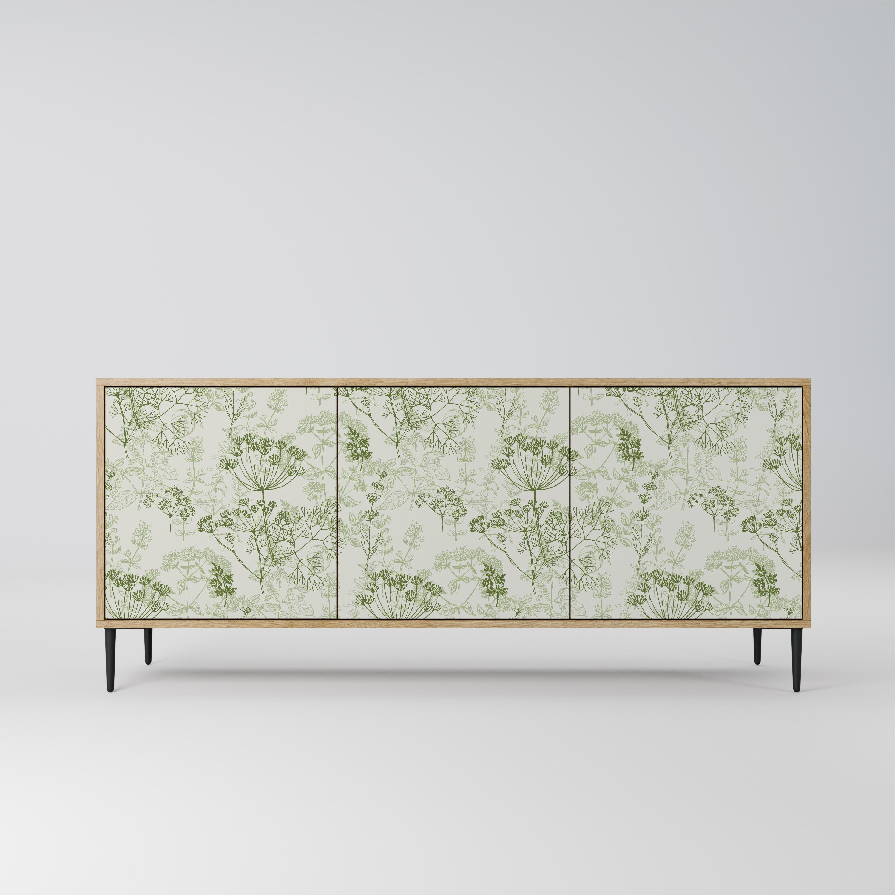 FENNEL BALDACHIN 3-türiges Sideboard in Eichenoptik