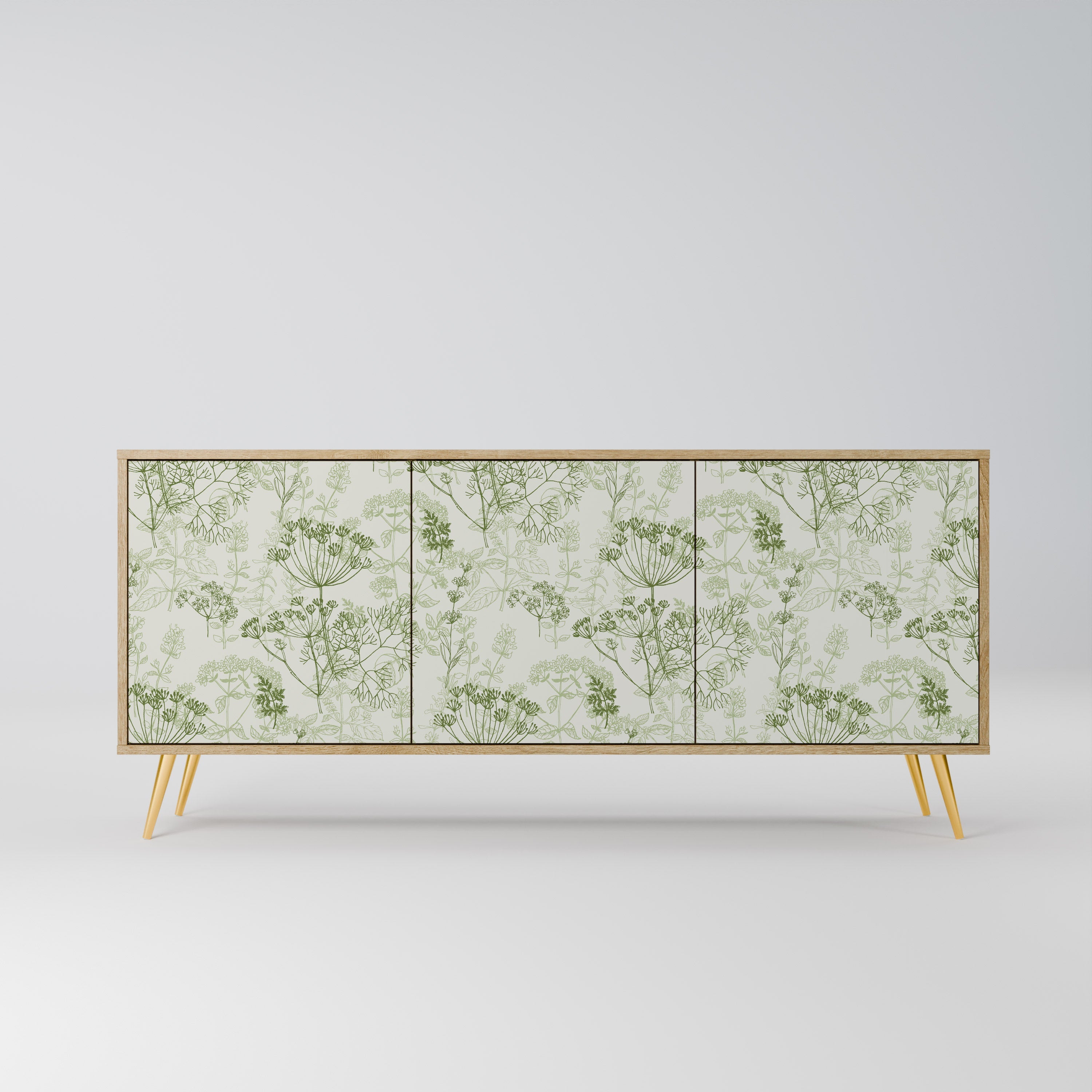FENNEL BALDACHIN 3-türiges Sideboard in Eichenoptik
