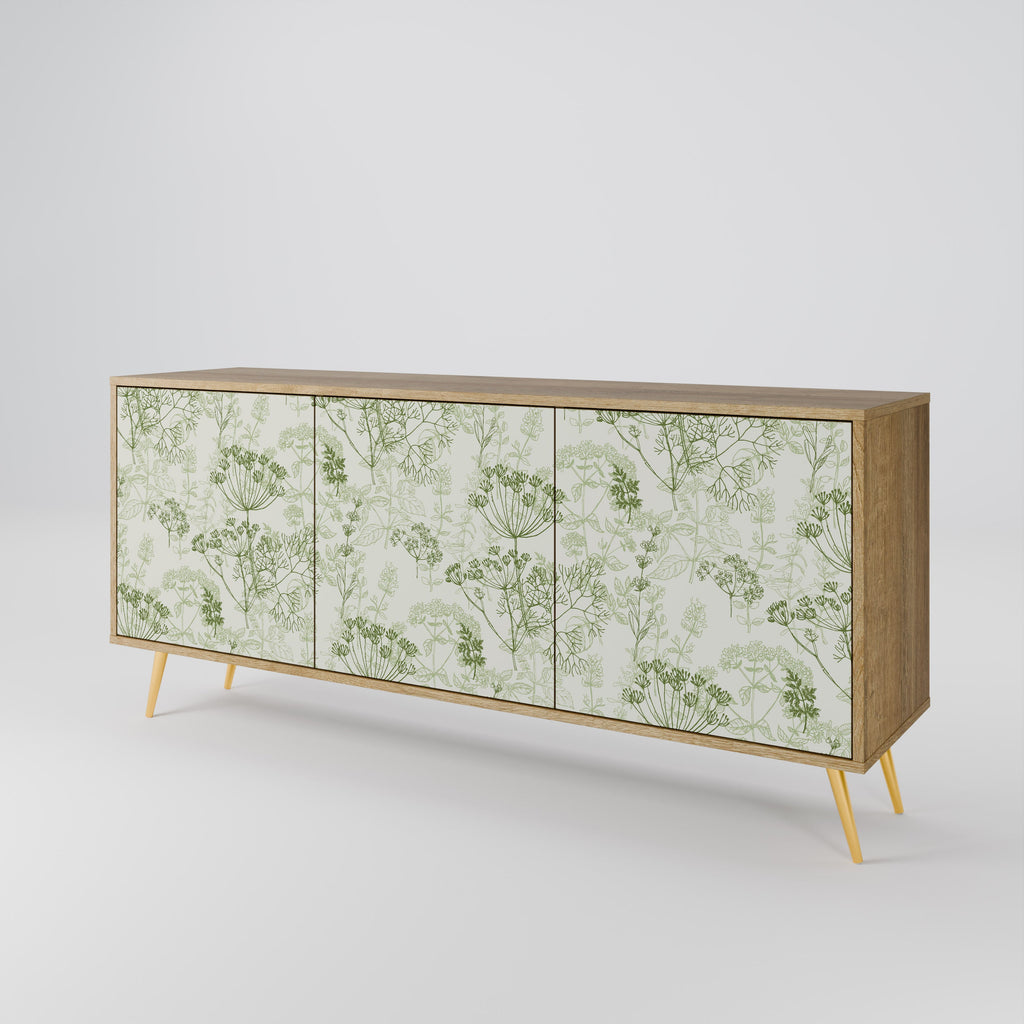 FENNEL BALDACHIN 3-türiges Sideboard in Eichenoptik