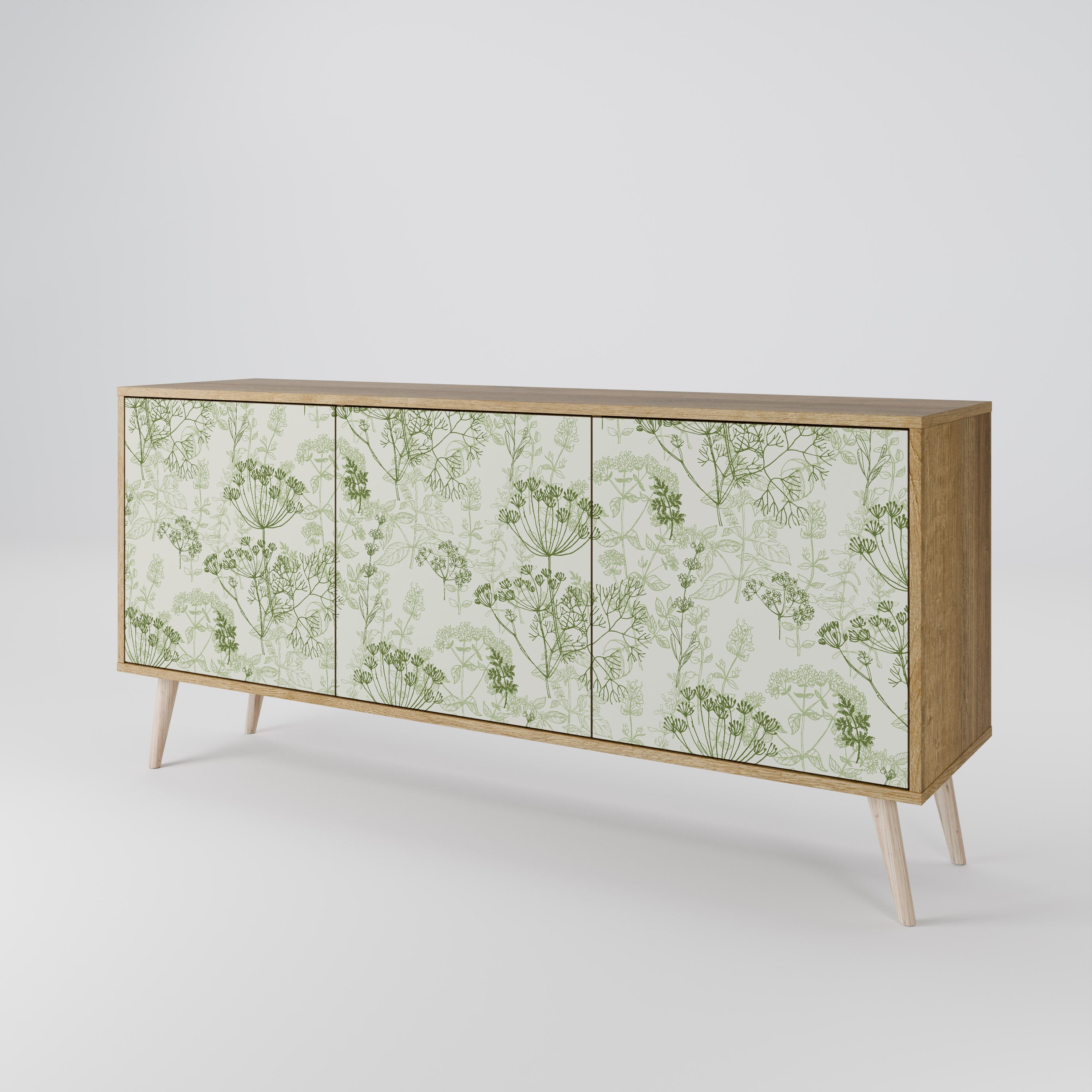 FENNEL BALDACHIN 3-türiges Sideboard in Eichenoptik