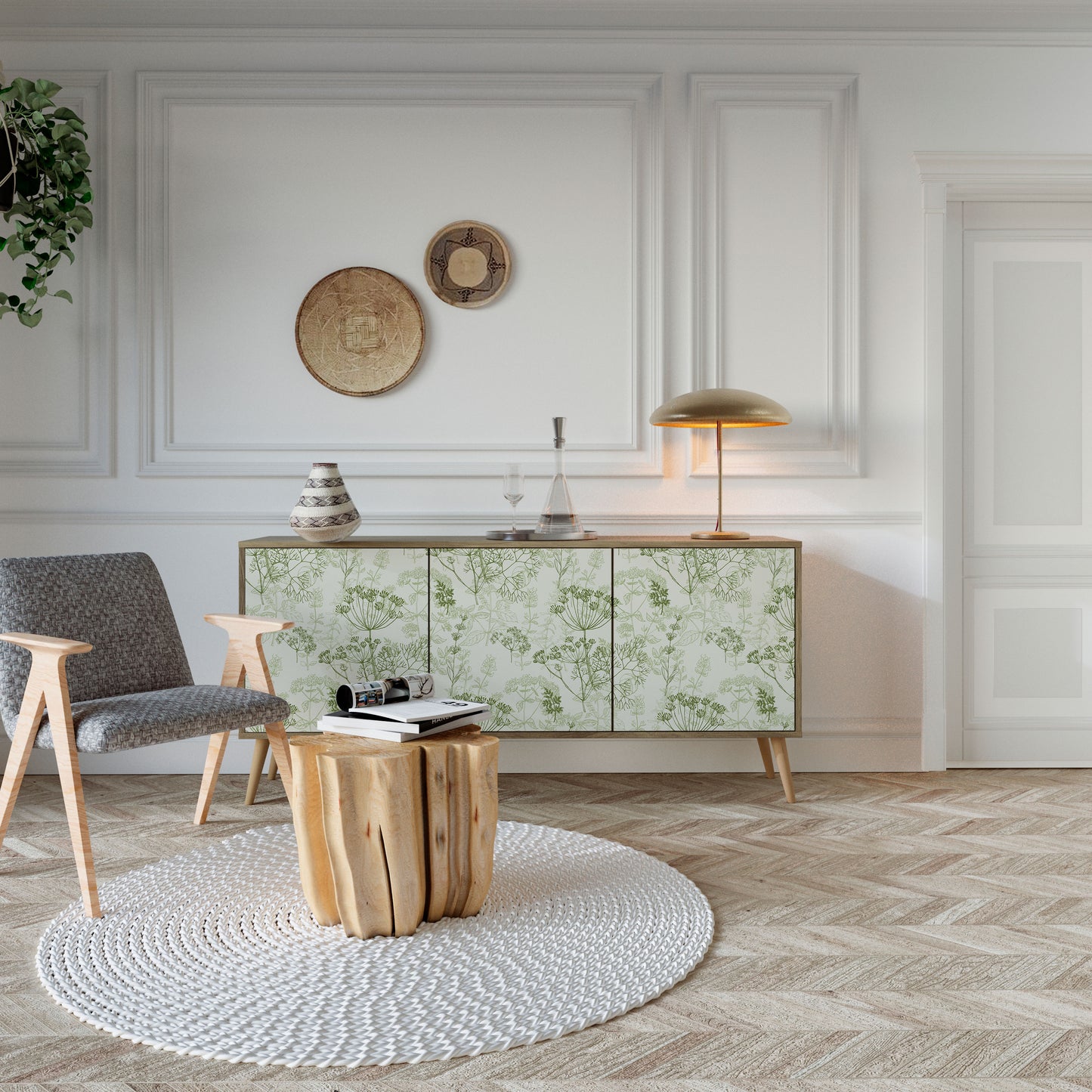 FENNEL BALDACHIN 3-türiges Sideboard