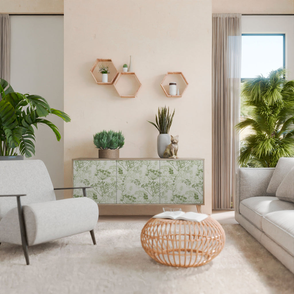 FENNEL BALDACHIN 3-türiges Sideboard in Eichenoptik