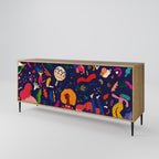 FESTIVE PLEASURES Sideboard mit 3 Türen in Eiche-Optik