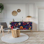 FESTIVE PLEASURES Sideboard mit 3 Türen in Eiche-Optik