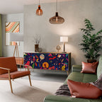 FESTIVE PLEASURES Sideboard mit 3 Türen in Eiche-Optik