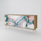 VELVET CROSSING Sideboard mit 3 Türen in Eiche-Optik