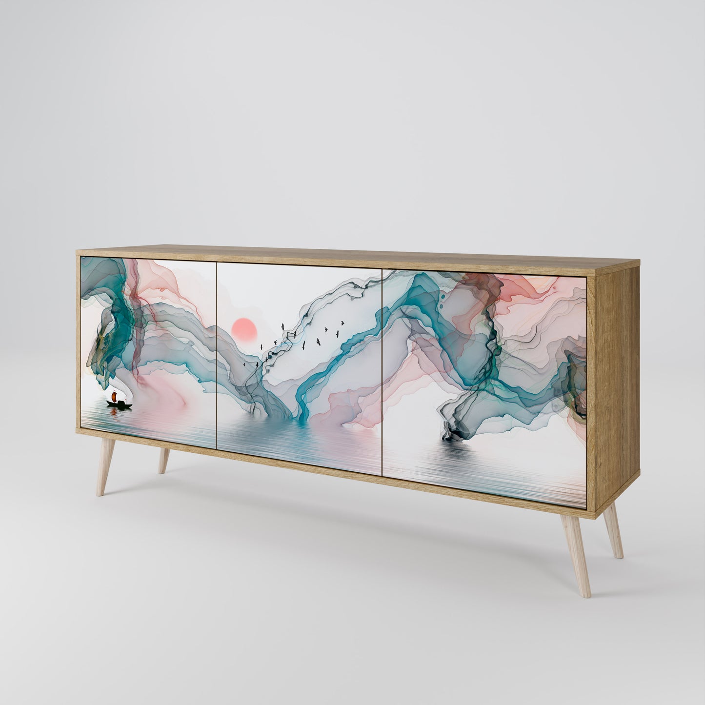 VELVET CROSSING 3-türiges Sideboard