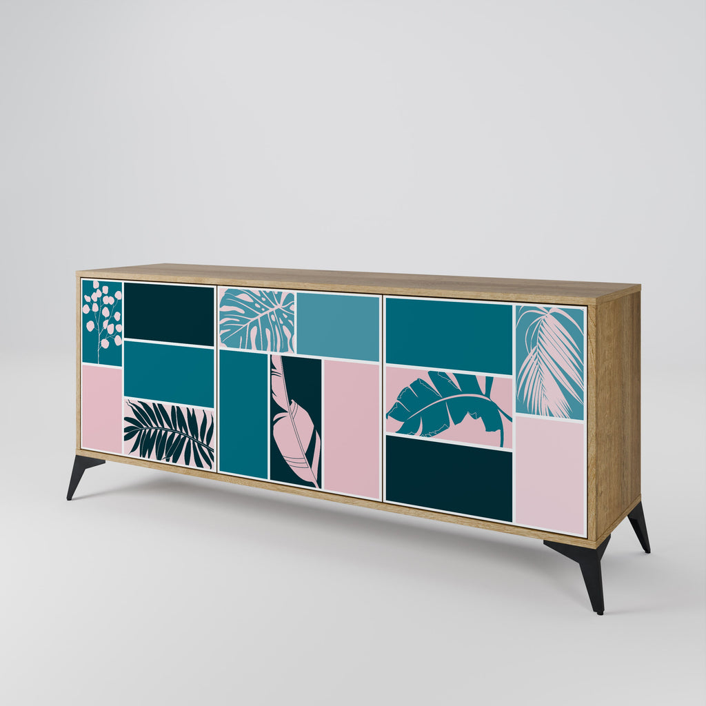 COMBINATION OF SHAPES 3-türiges Sideboard in Eichenoptik