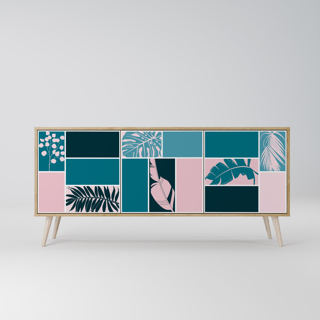 COMBINATION OF SHAPES 3-türiges Sideboard in Eichenoptik