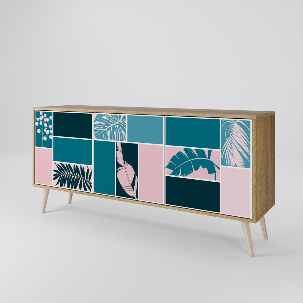 COMBINATION OF SHAPES 3-türiges Sideboard in Eichenoptik
