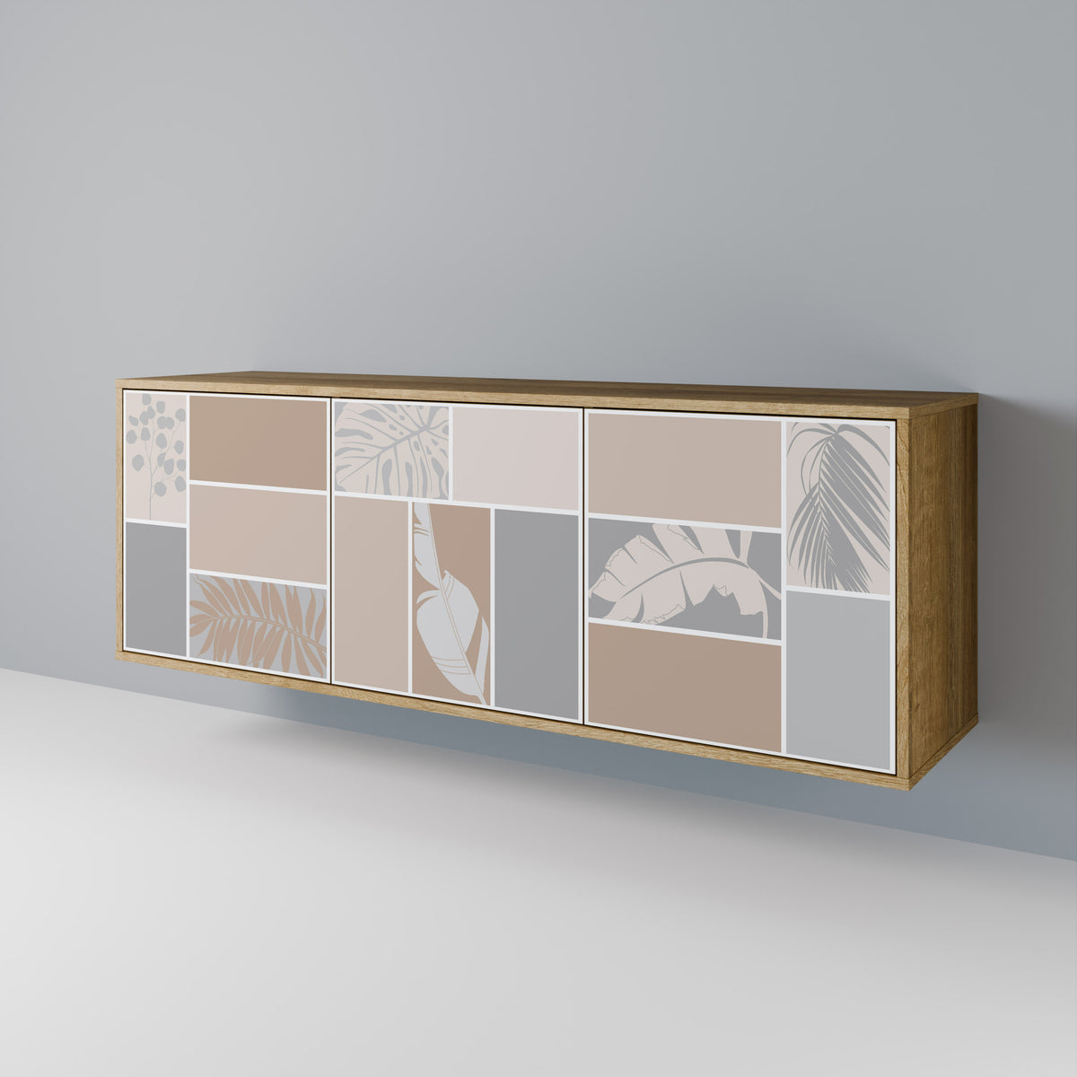 TROPICAL SHAPES 3-türiges Sideboard