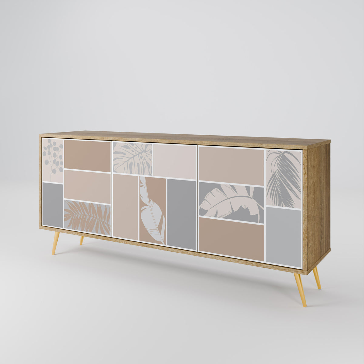 TROPICAL SHAPES 3-türiges Sideboard