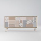 TROPICAL SHAPES Sideboard mit 3 Türen in Eiche-Optik
