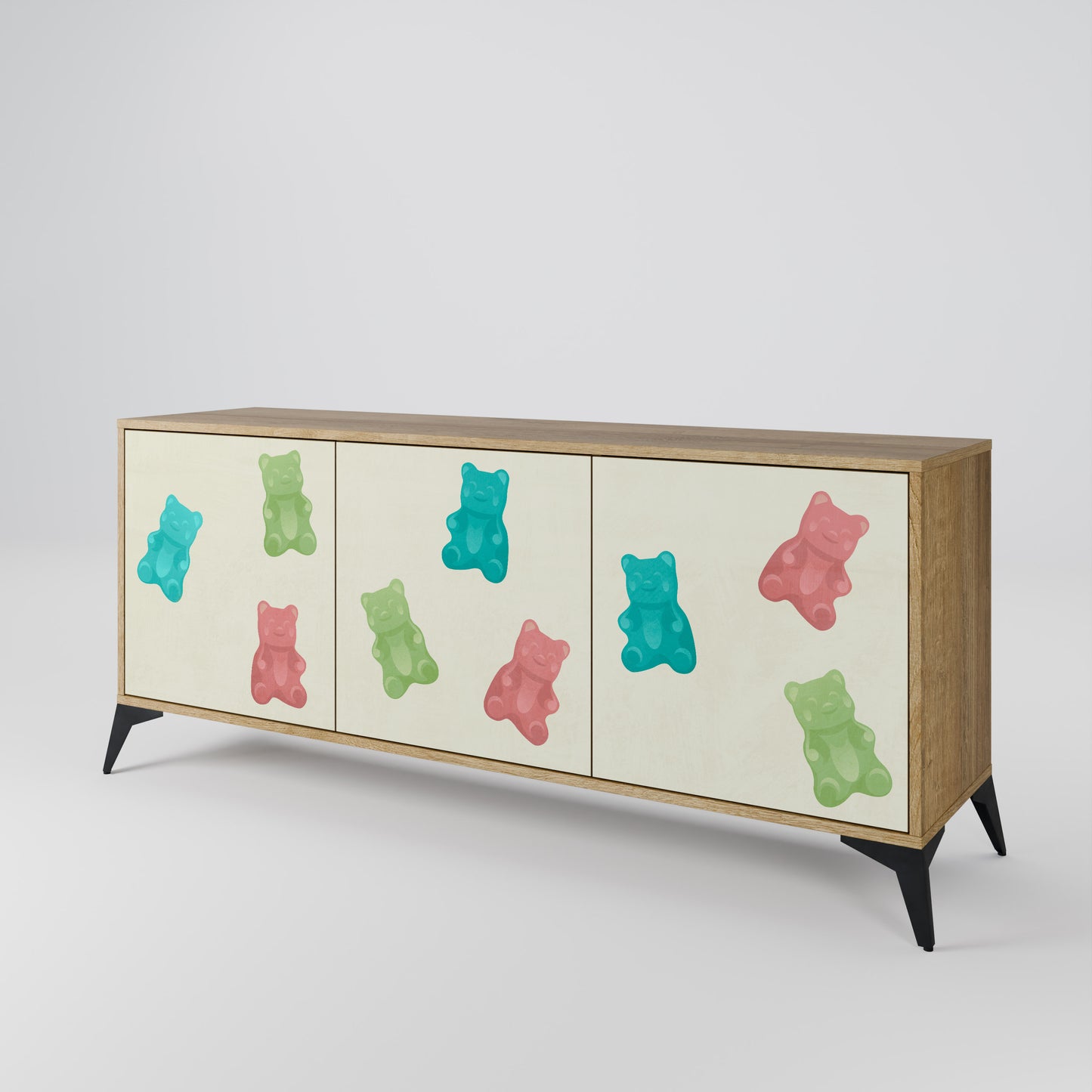 GUMMY BEARS 3-türiges Sideboard