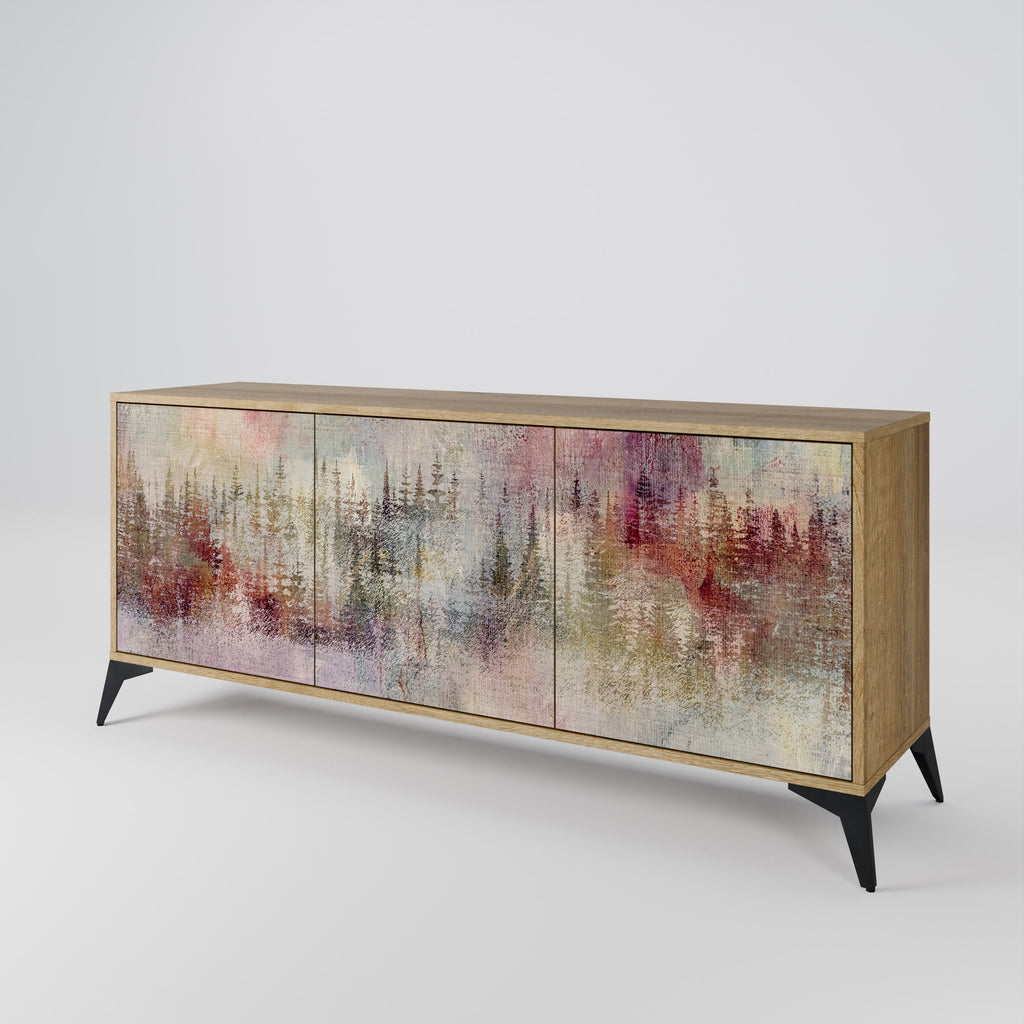 VEILED SUMMIT 3-türiges Sideboard in Eichenoptik