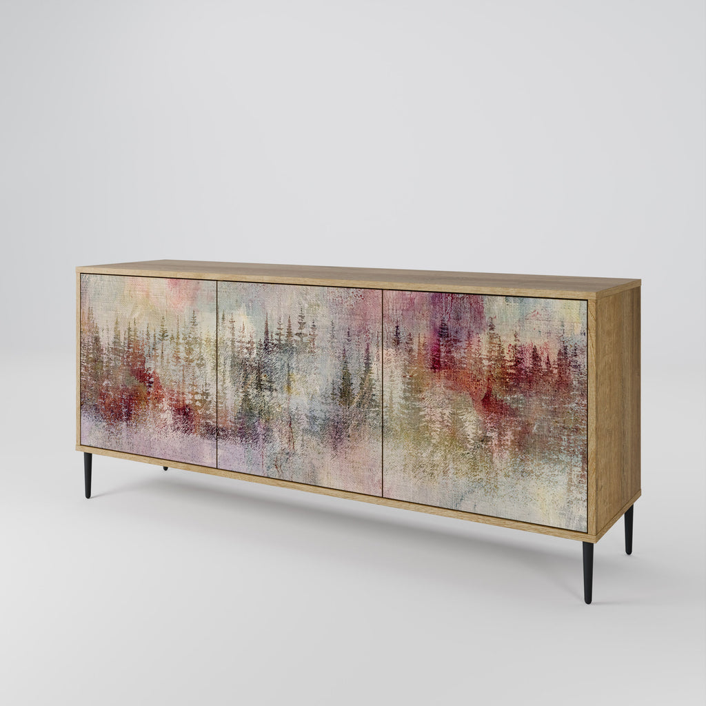 VEILED SUMMIT 3-türiges Sideboard in Eichenoptik