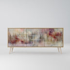 VEILED SUMMIT 3-Door Sideboard in Oak Effect