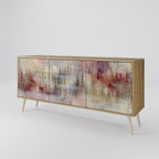 VEILED SUMMIT 3-Door Sideboard in Oak Effect