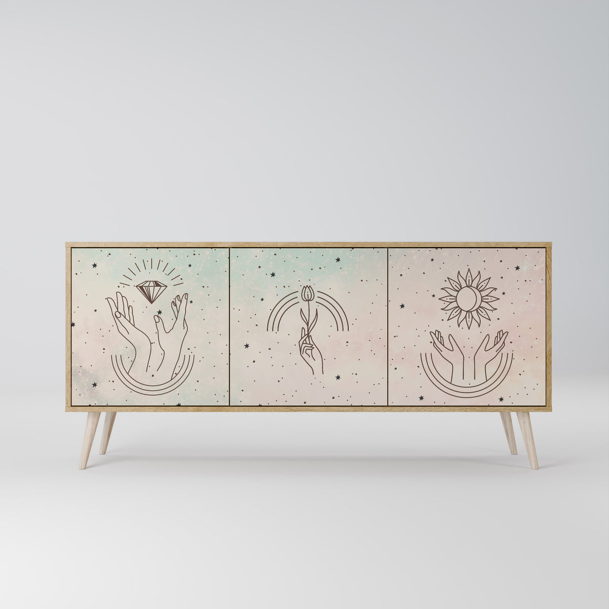 DELICATE BEAUTY 3-türiges Sideboard