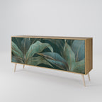 ROYAL GREEN Sideboard mit 3 Türen in Eiche-Optik