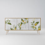 ELEGANT BOTANICS Sideboard mit 3 Türen in Eiche-Optik