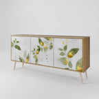 ELEGANT BOTANICS Sideboard mit 3 Türen in Eiche-Optik