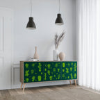 DESERT GREEN Sideboard mit 3 Türen in Eiche-Optik