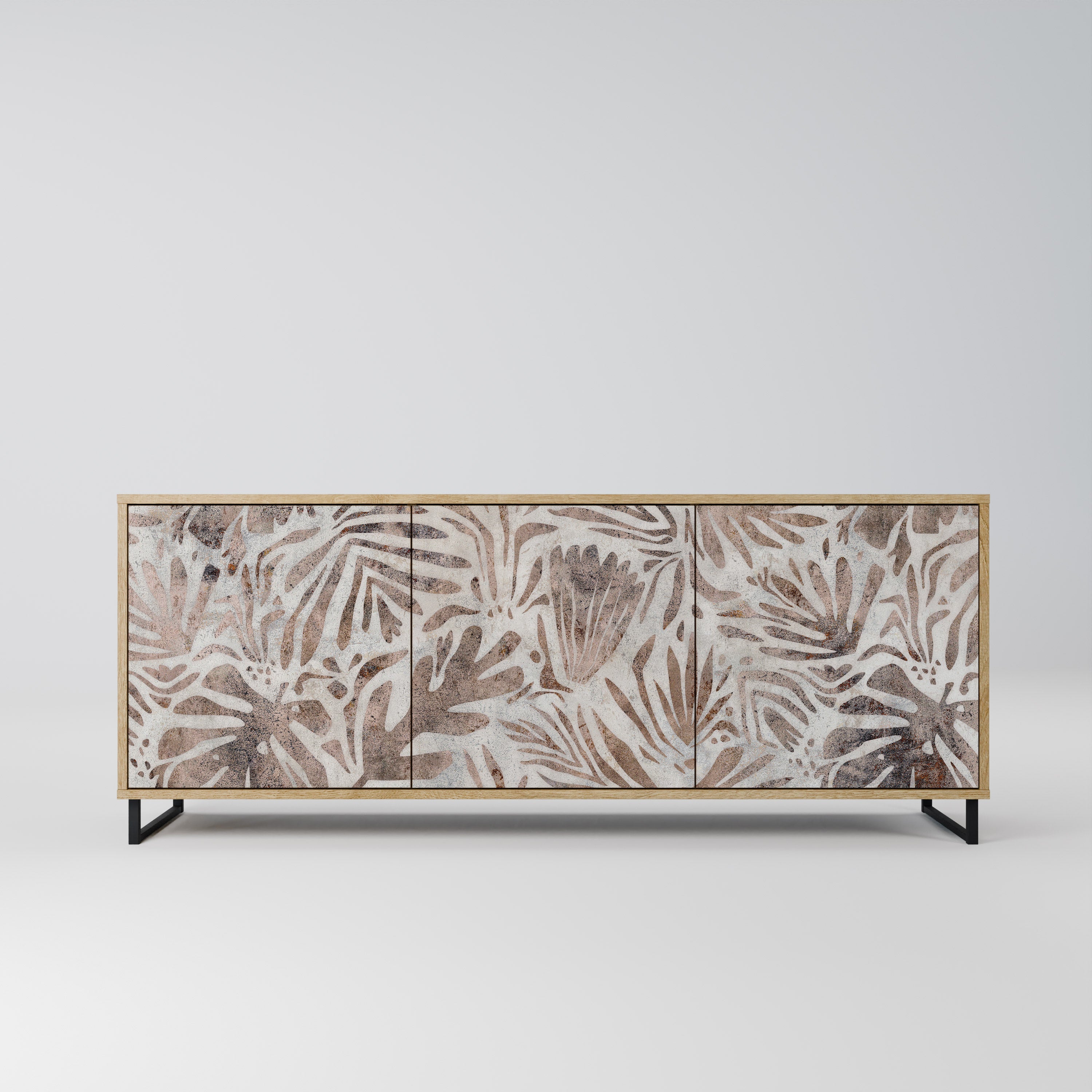 PASSING TIME 3-türiges Sideboard in Eichenoptik