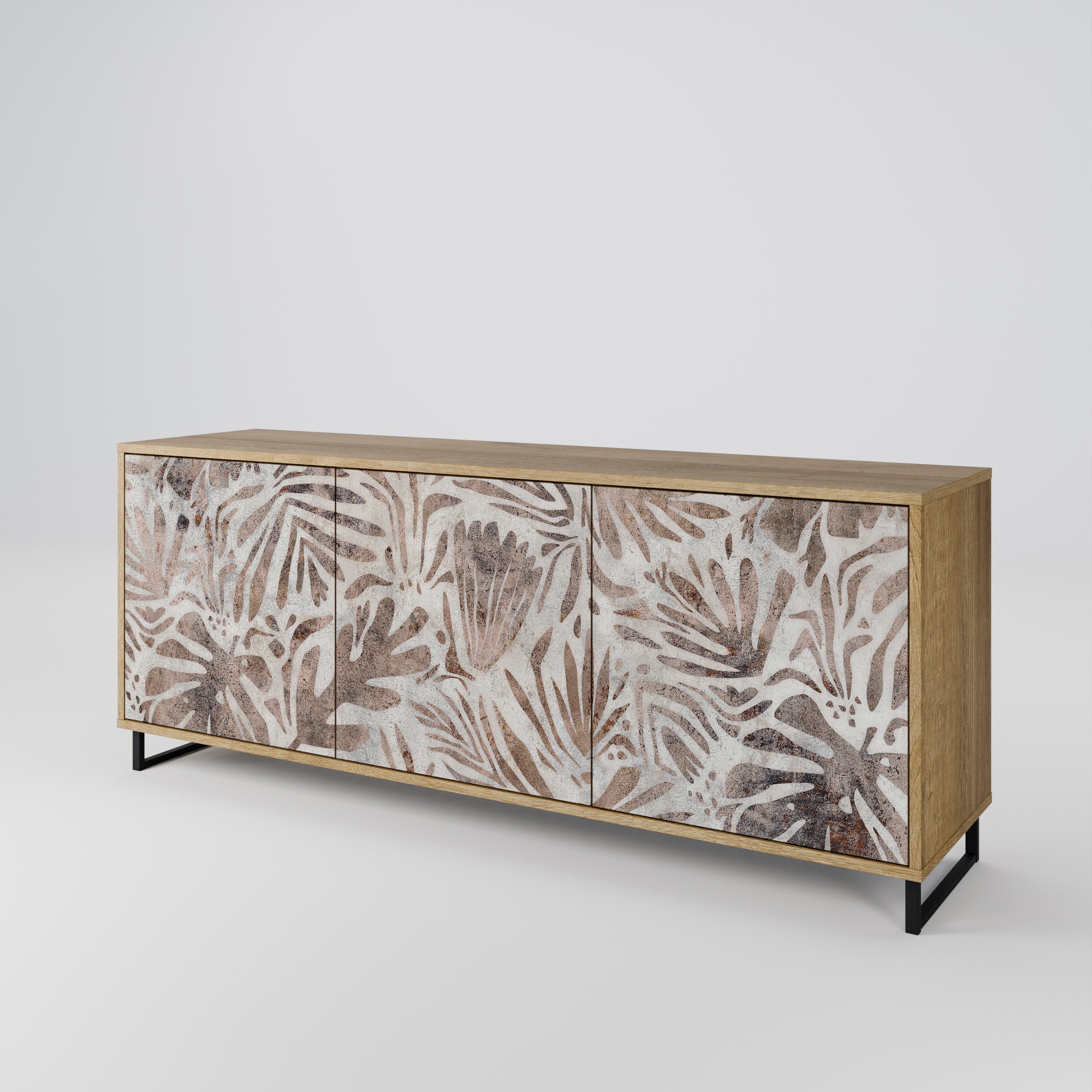 PASSING TIME 3-türiges Sideboard in Eichenoptik
