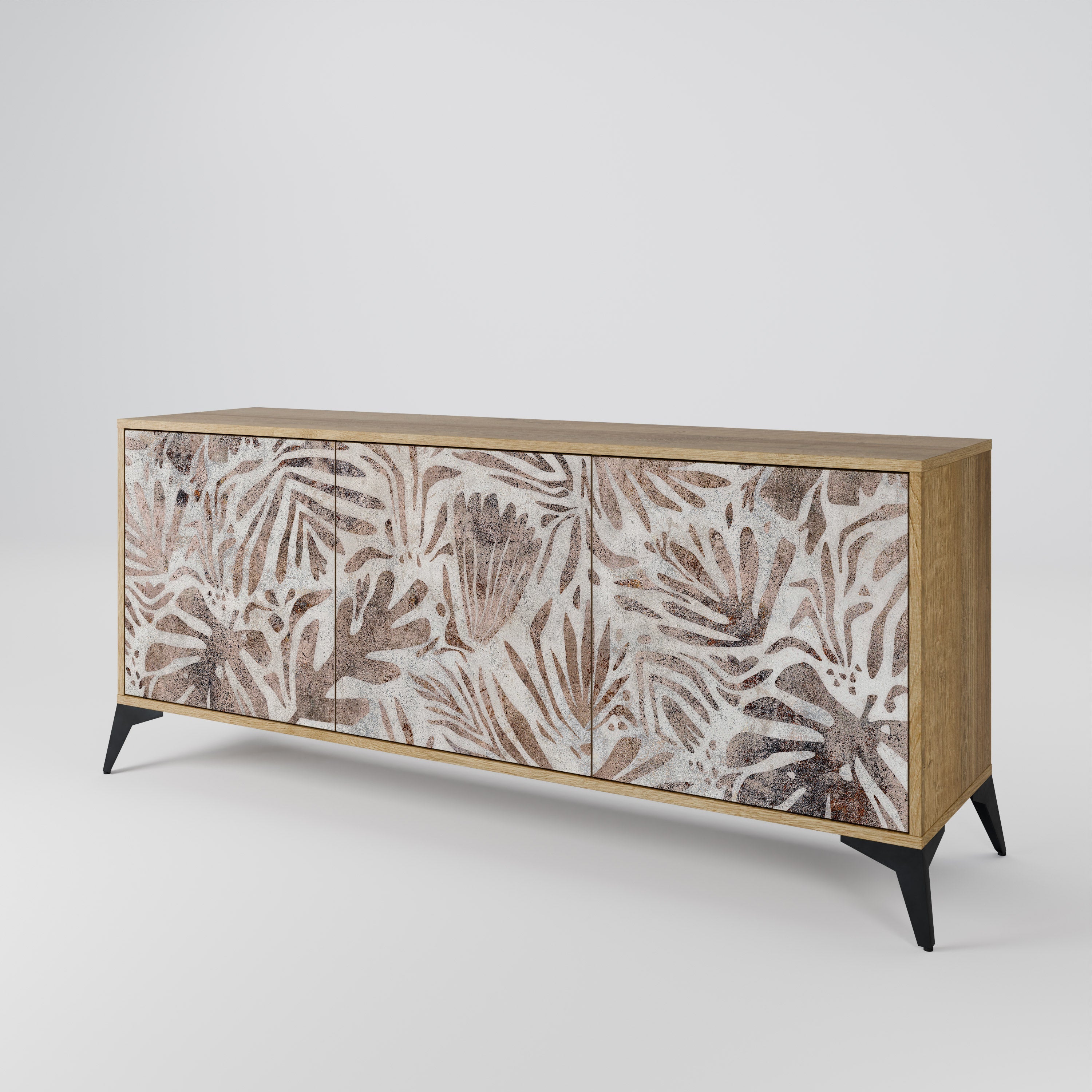 PASSING TIME 3-türiges Sideboard in Eichenoptik