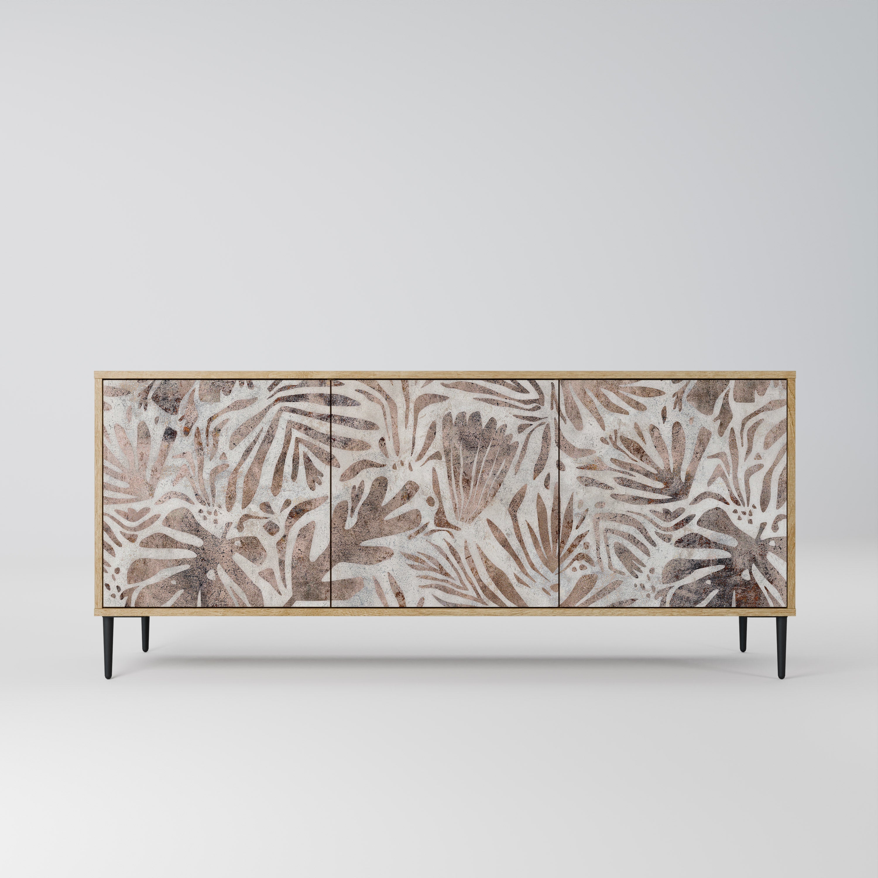 PASSING TIME 3-türiges Sideboard in Eichenoptik