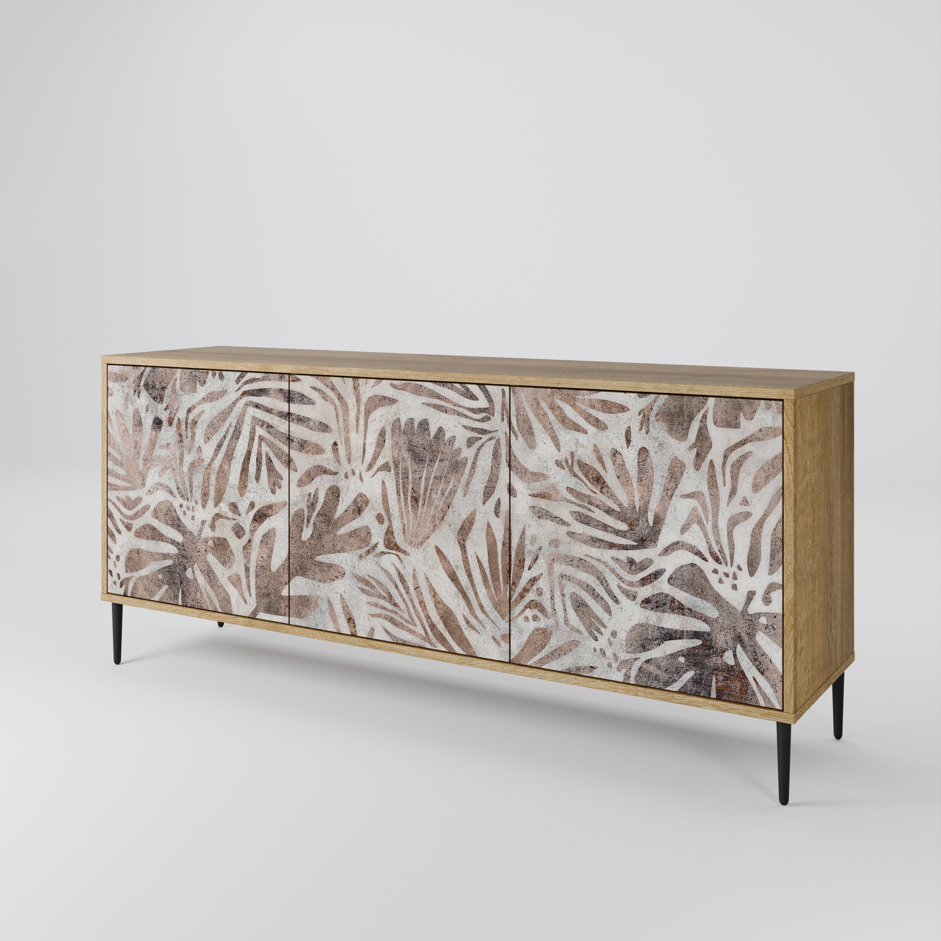 PASSING TIME 3-türiges Sideboard in Eichenoptik