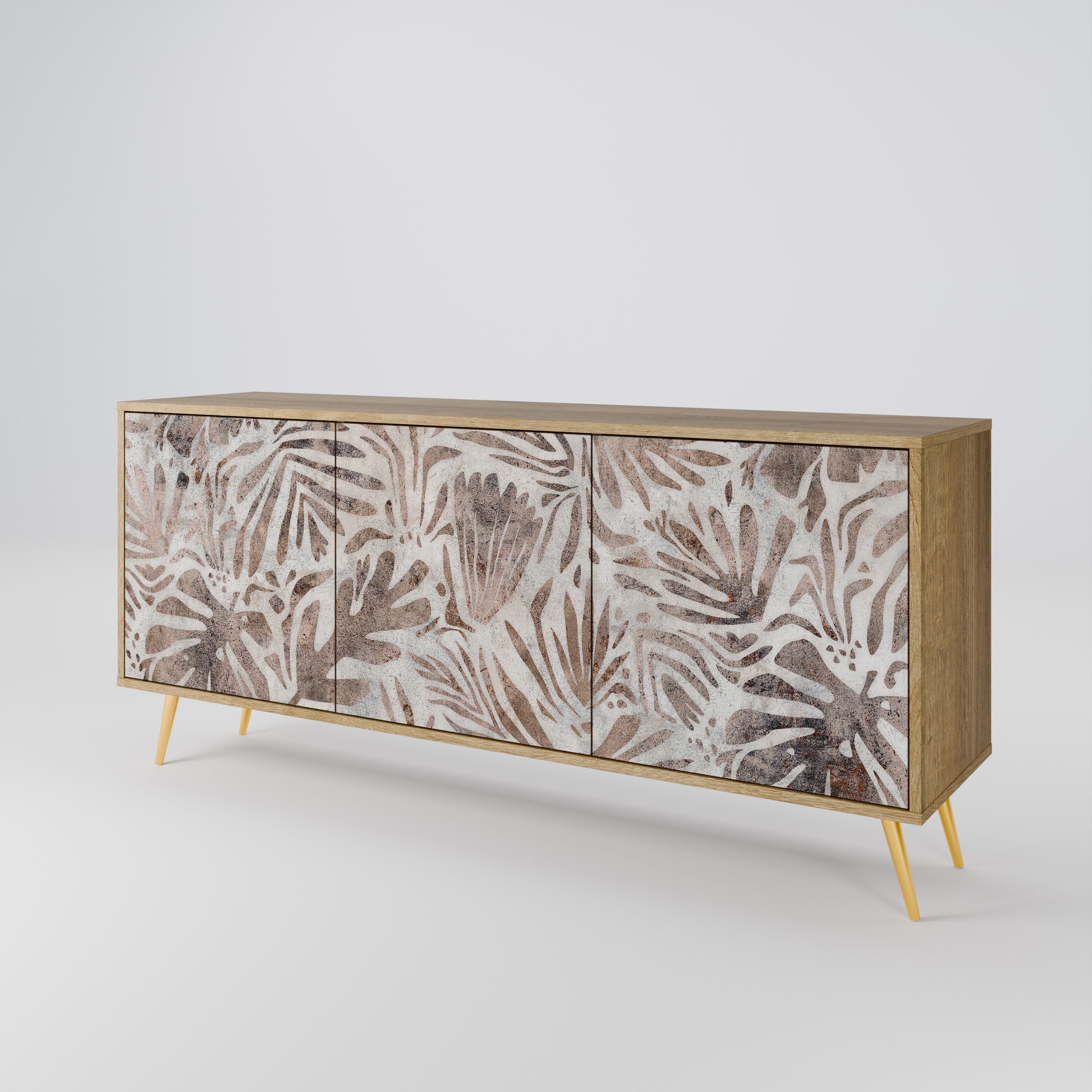 PASSING TIME 3-türiges Sideboard in Eichenoptik