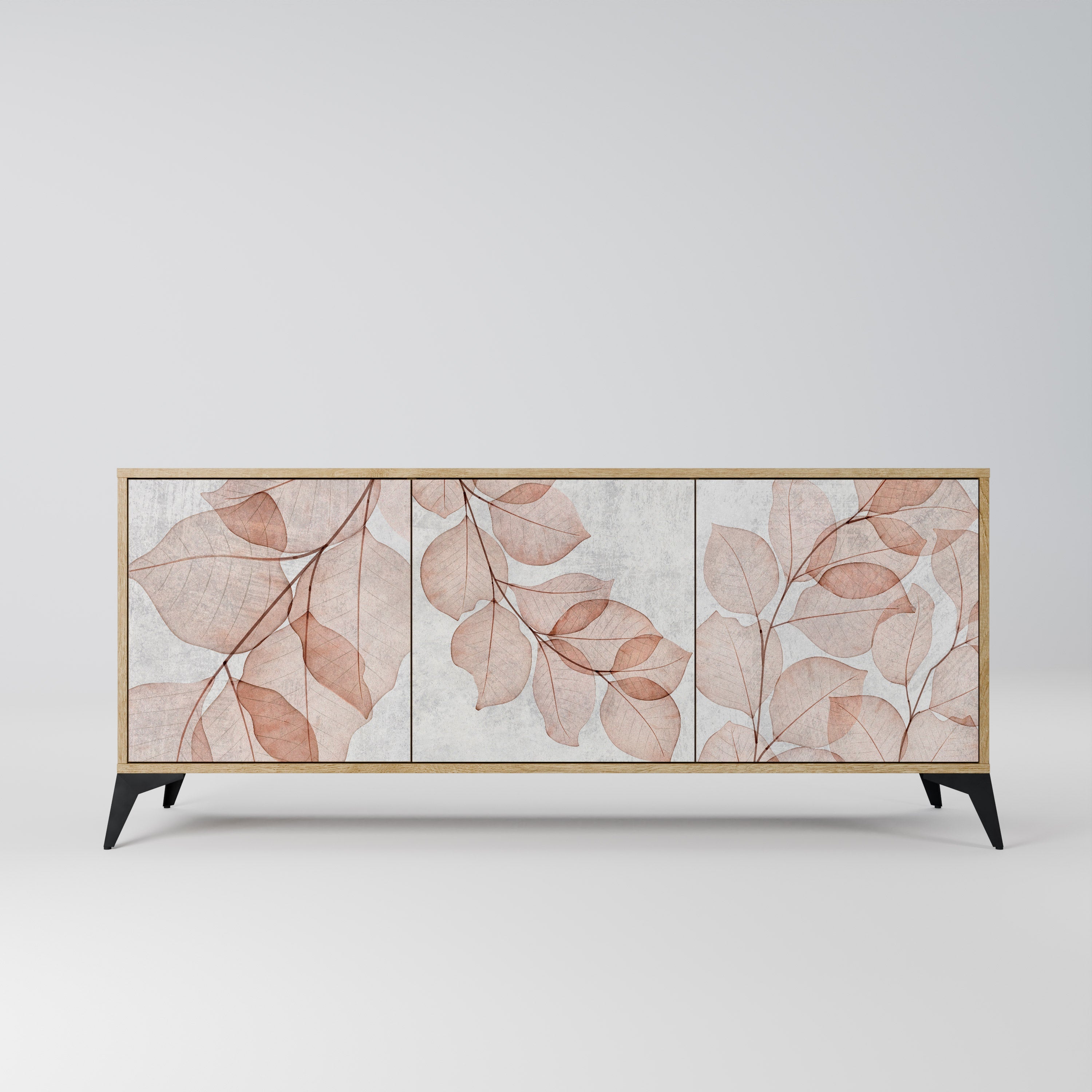 AUTUMN FRAGILITY 3-türiges Sideboard in Eichenoptik