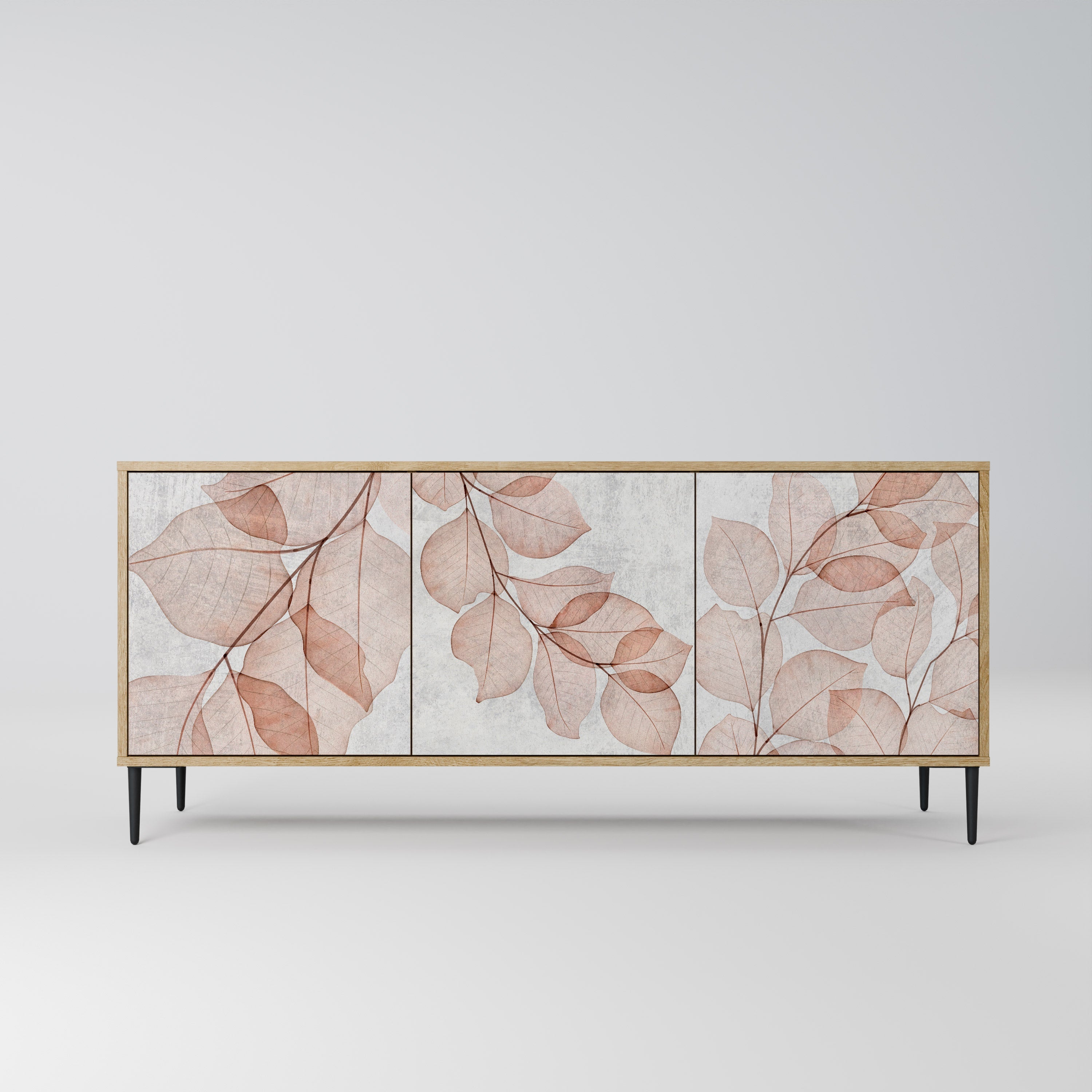 AUTUMN FRAGILITY 3-türiges Sideboard in Eichenoptik